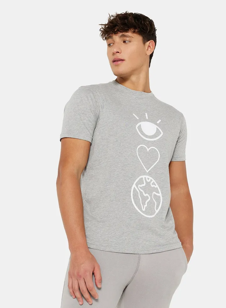 Eco-Friendly Graphic Crew T-Shirt