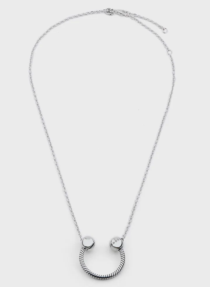 Moments U-Shape Charm Pendant Necklace