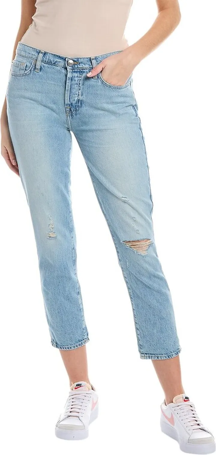 7 For All Mankind Josefina Glory Blue Feminine Boyfriend Jean