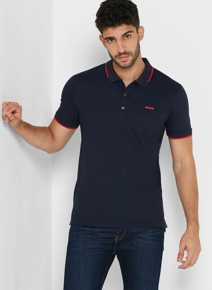 Tipped Collar Polo