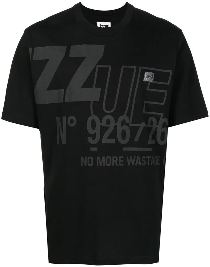 logo-print detail T-shirt