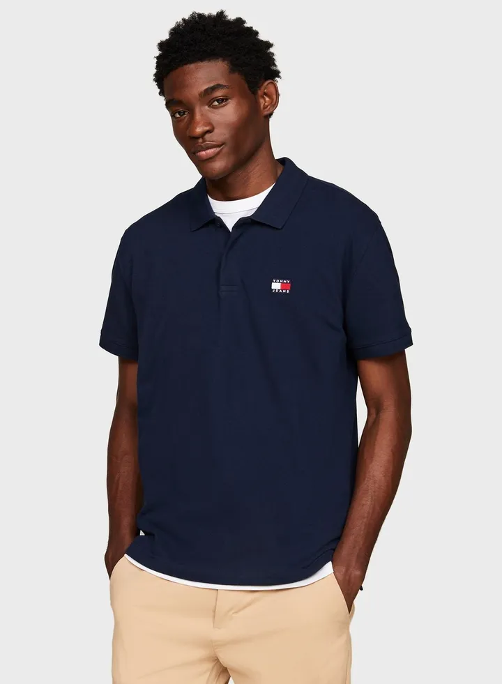 Logo Slim Fit Polo