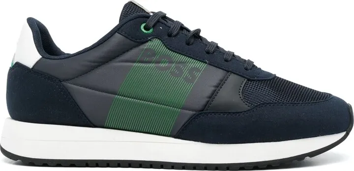 Panelled Low-Top Trainers