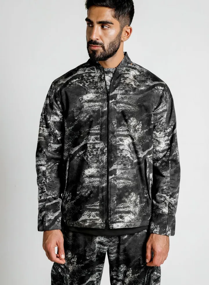 Baron Strapped Bomber Jacket