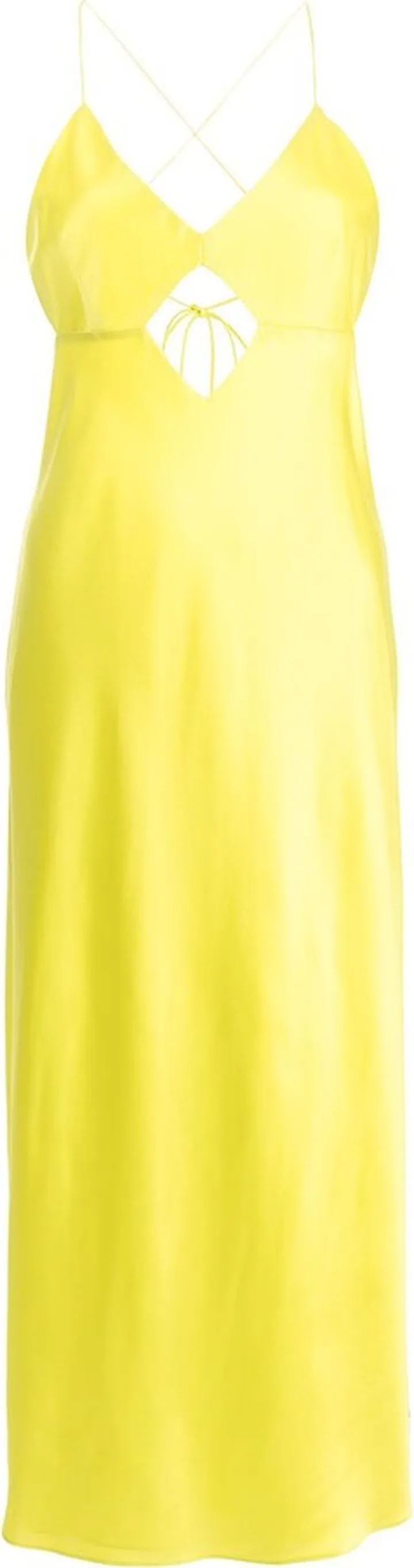 Cut-Out Detail Midi Dress
