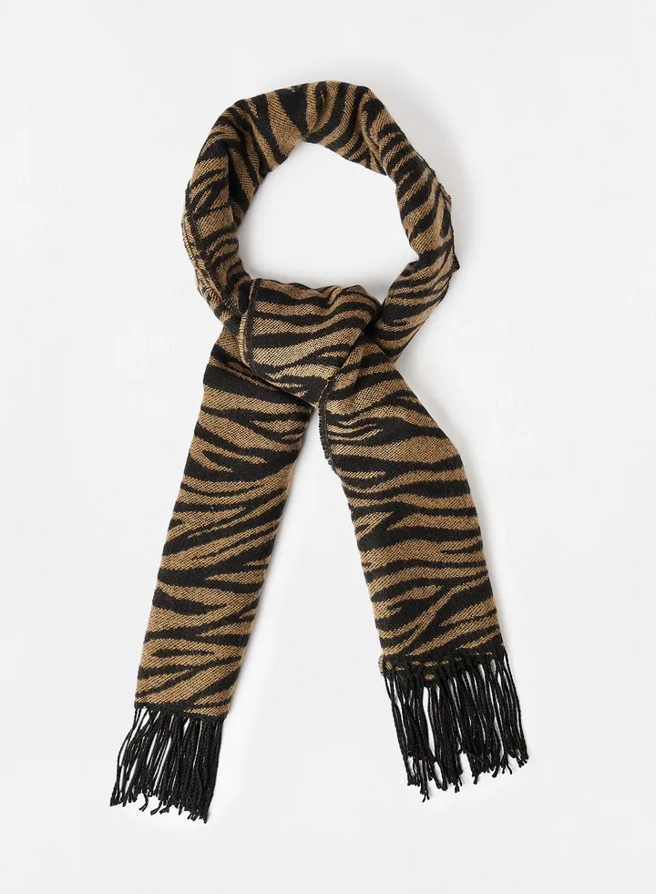 Zebra Print Scarf