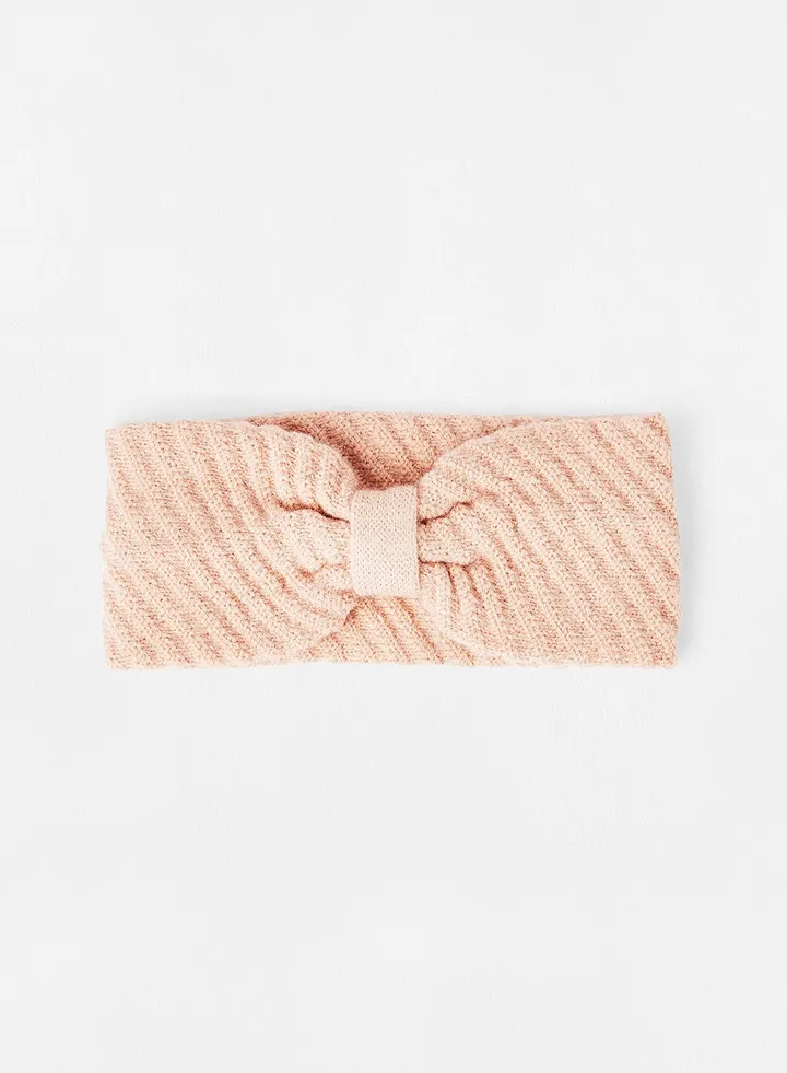 Knitted Bow Headband
