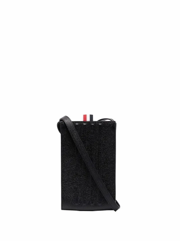 debossed 4-Bar crossbody phone holder