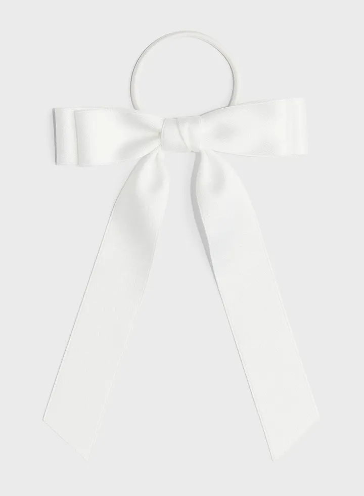 Bow-Detail Hair Elastic