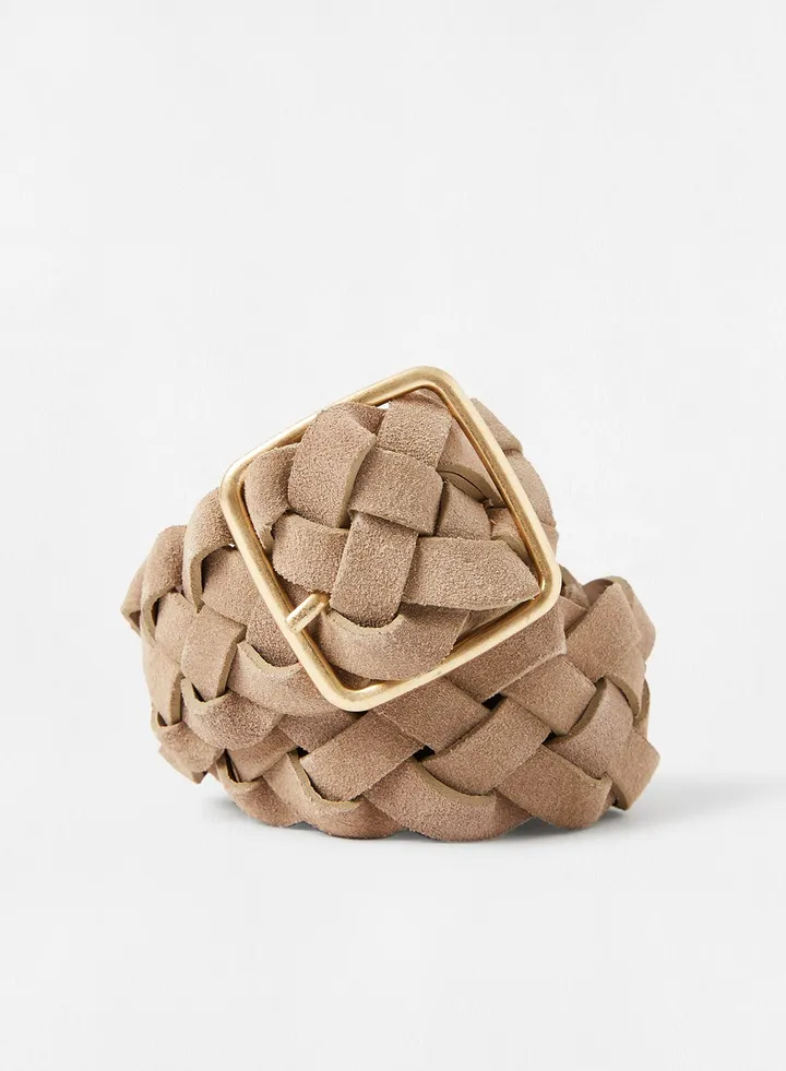 Braided Leather Belt