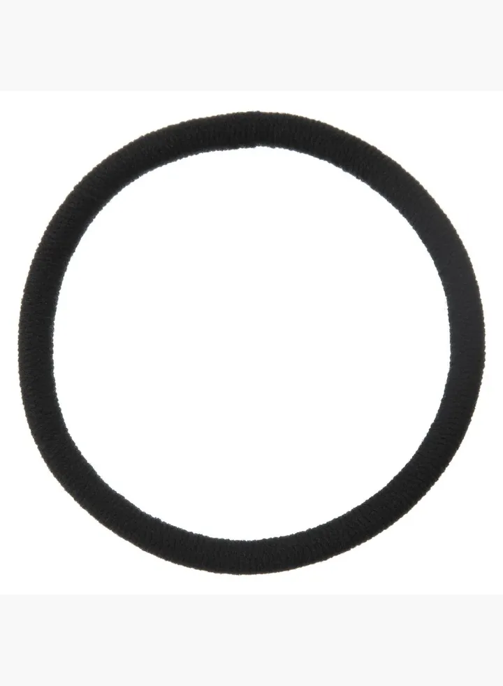 Hair Elastic Ring, Thick, 1 Piece, Black