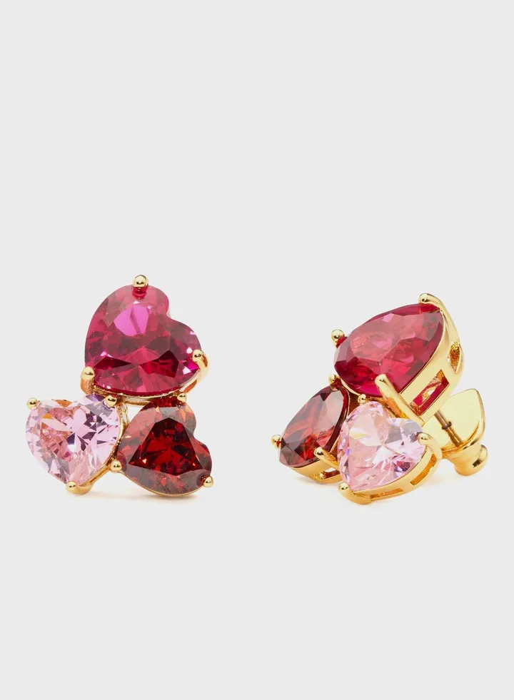 Heart Stud Earrings