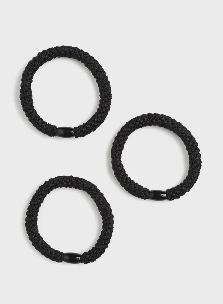 3-Pack Braided Hair Elastics
