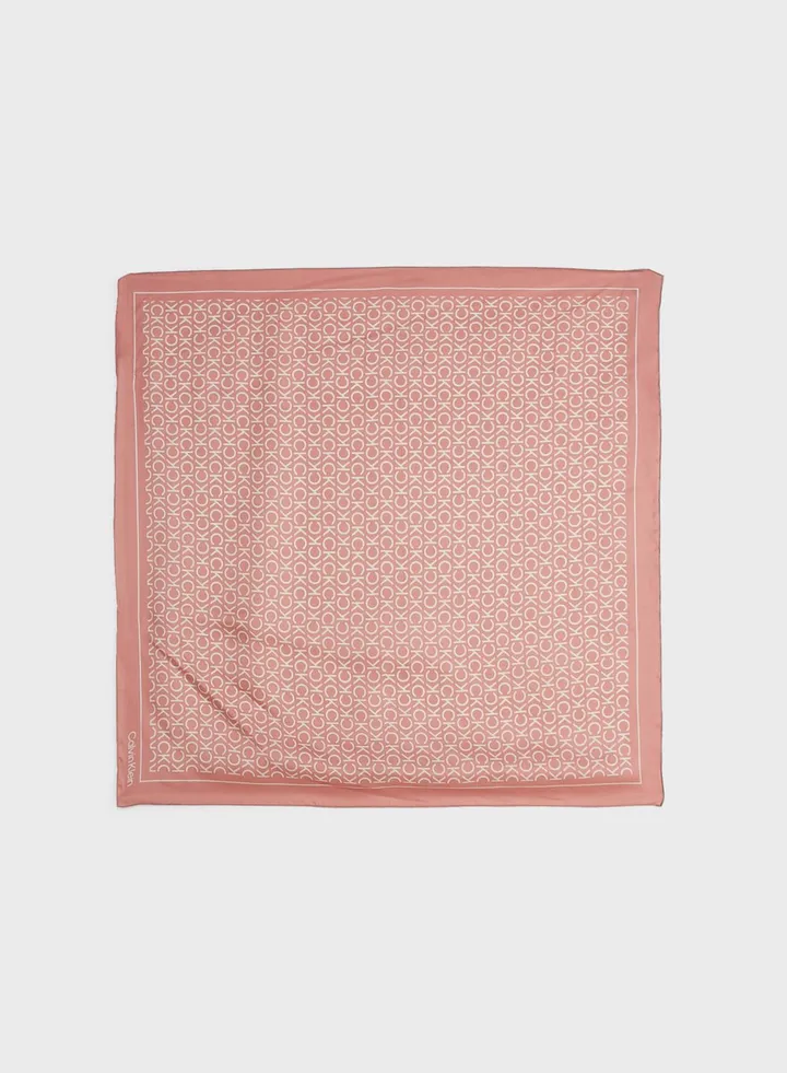 Silk Monogram Bandana