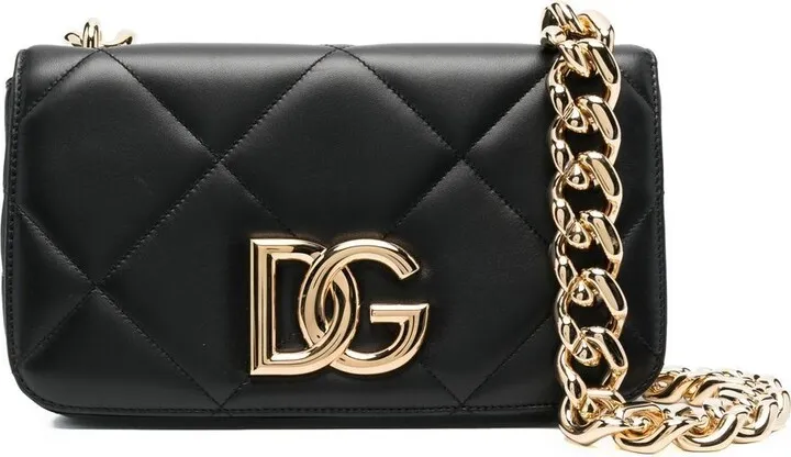 3.5 Diamond-Quilted Shoulder Bag