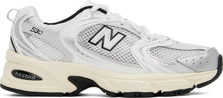 New Balance White 530 Sneakers