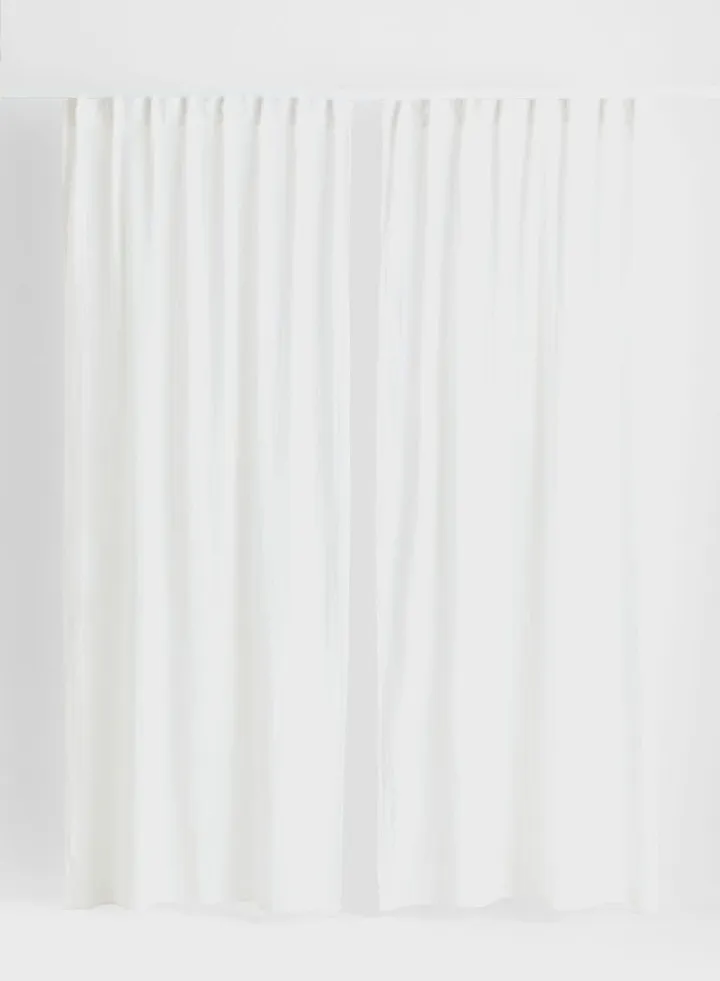 2-Pack Multiway Linen-Blend Curtains 120X250