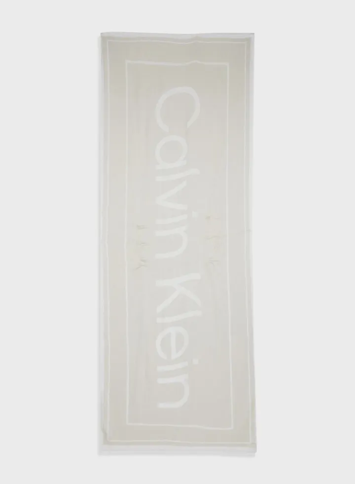 Logo Jacquard Scarf