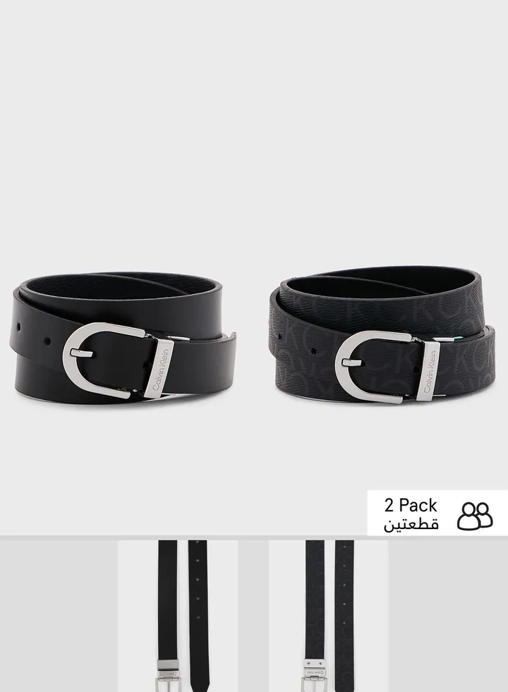 Monogram Buckle Belt