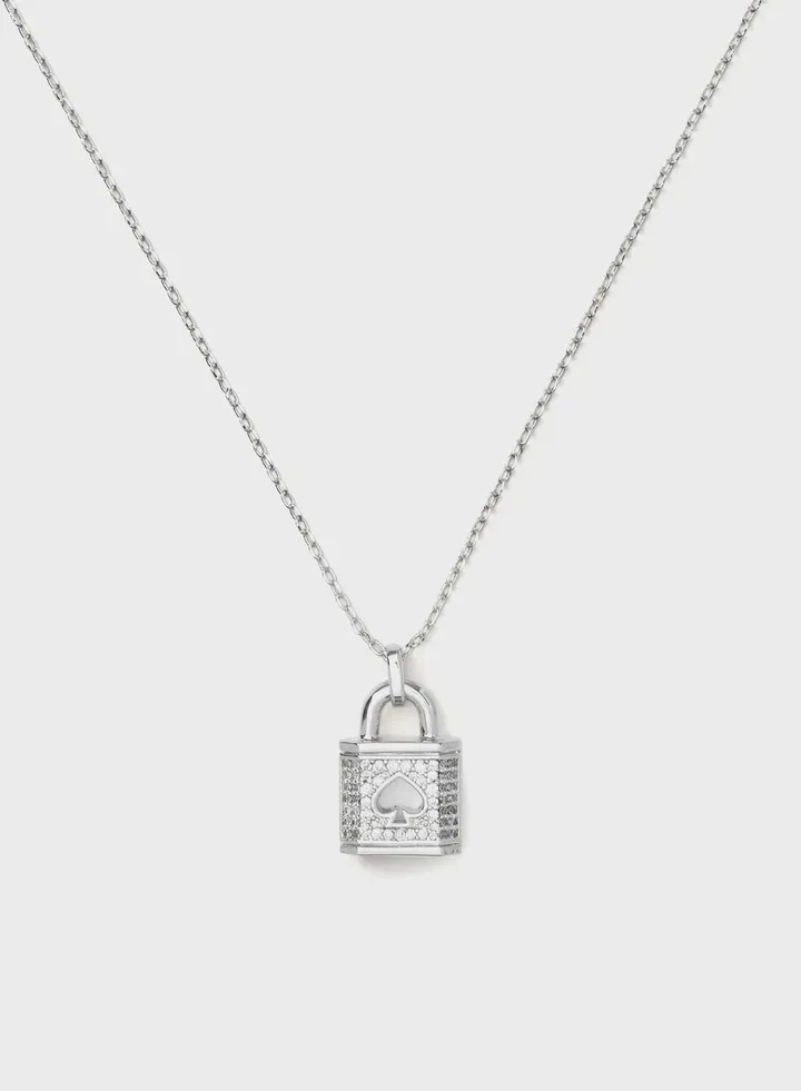 Lock Pendant Necklace