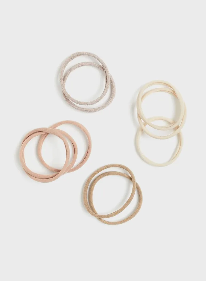 10-Pack Hair Elastics