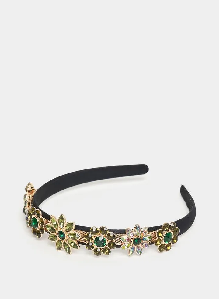 Floral Embellished Headband