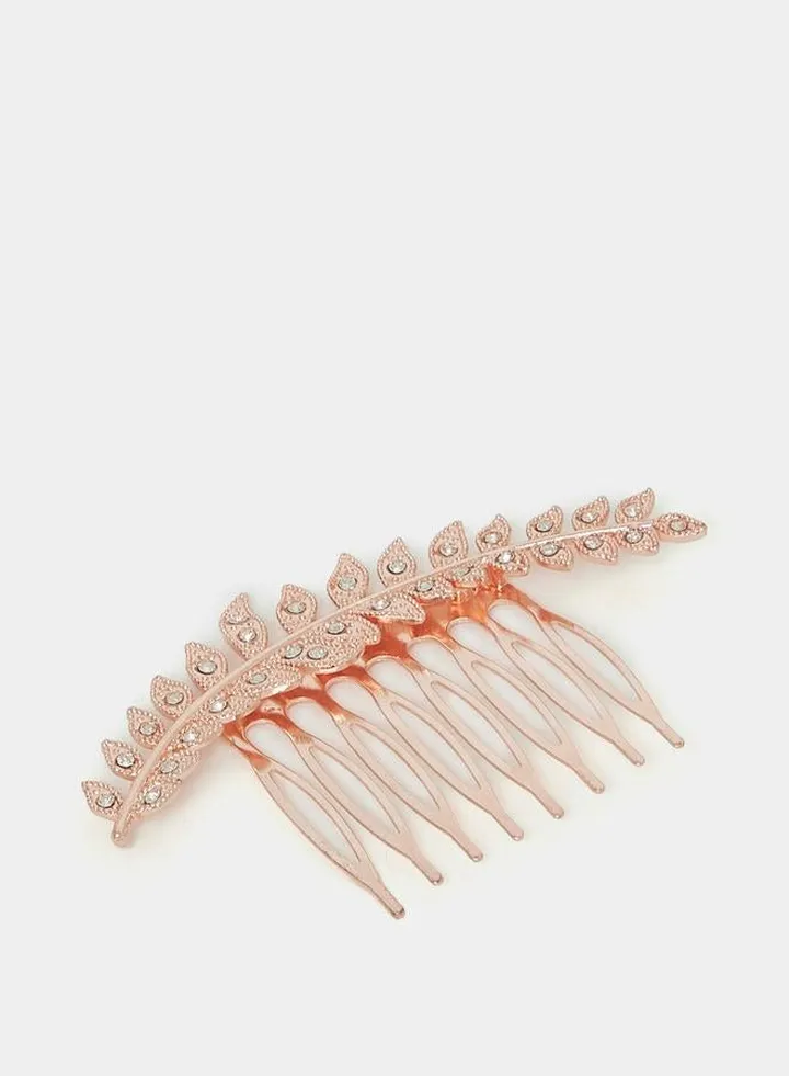 Embellished Studs Hair Comb
