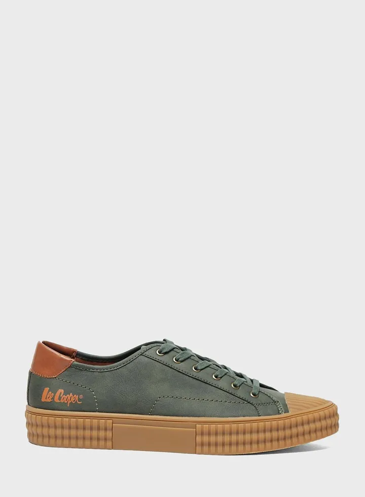 Lace Up Low Top Sneakers