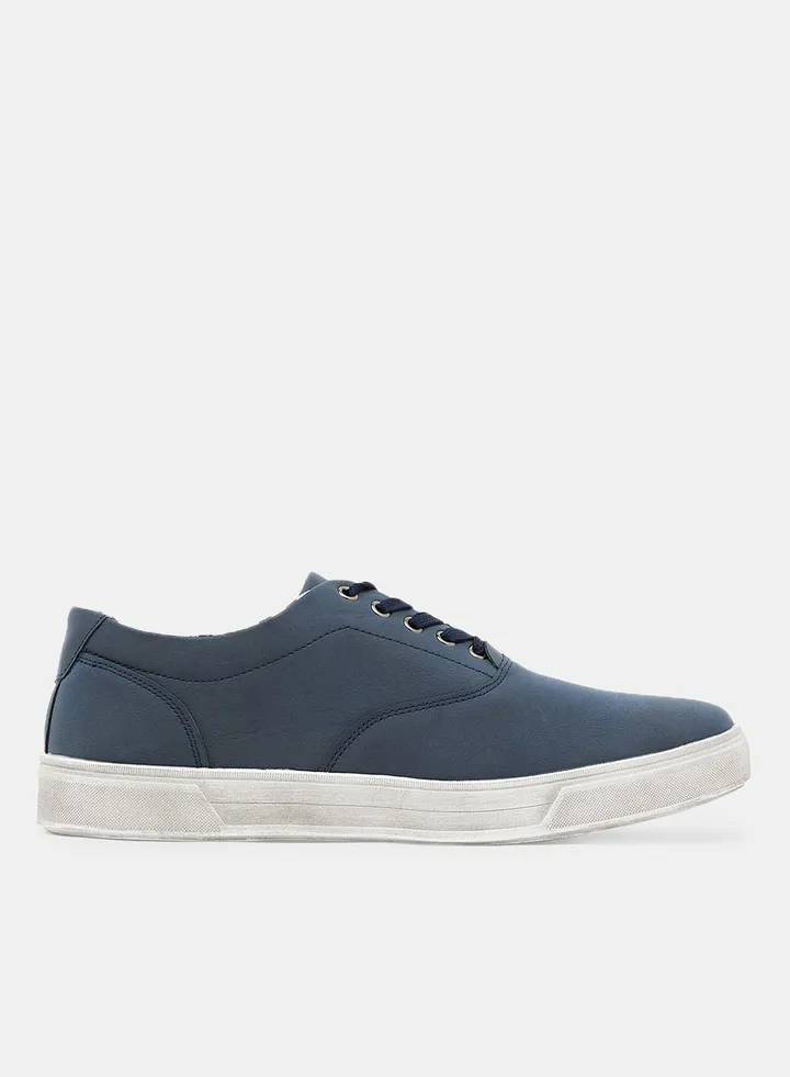 Faux Leather Sneakers