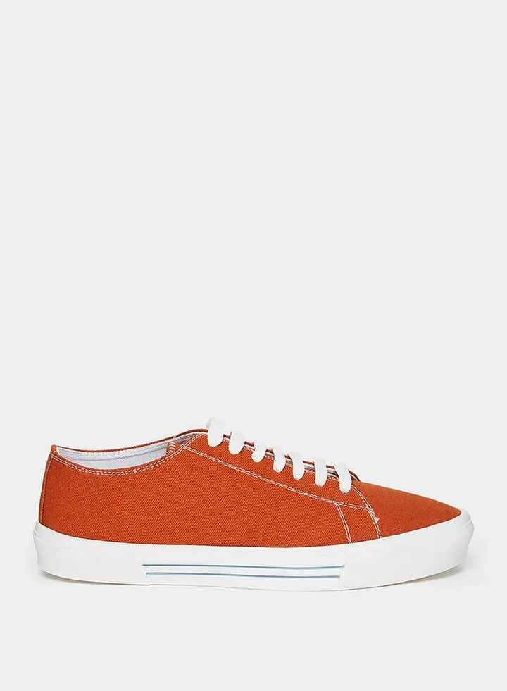 Canvas Lace Up Casual Shoes