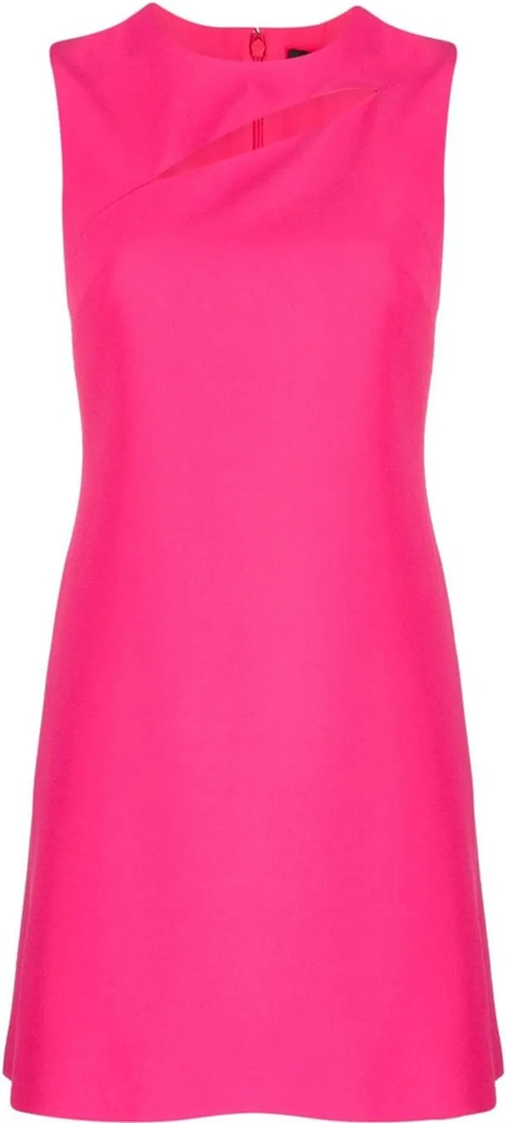 Slashed Sleeveless Minidress