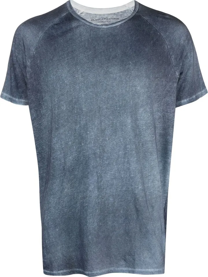 faded stretch-linen T-shirt