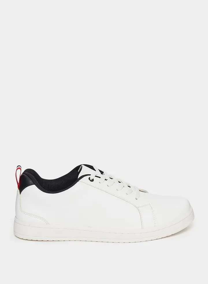 Pull Tab Comfort Lace Up Sneakers