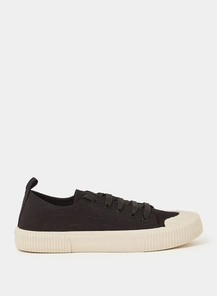 Canvas Lace Up Casual Shoes