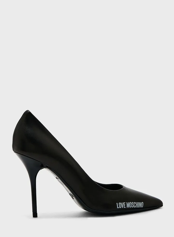 Rubber Logo Pumps