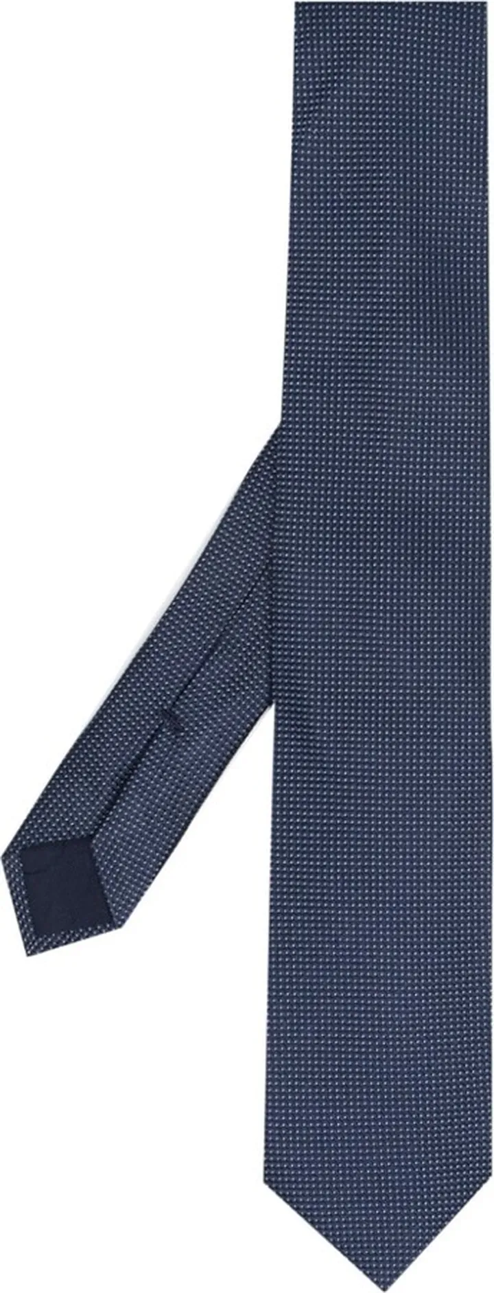 Pointed-Tip Jacquard Tie