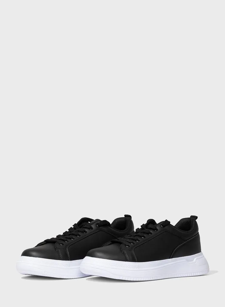 Lace Up Low Top Sneakers