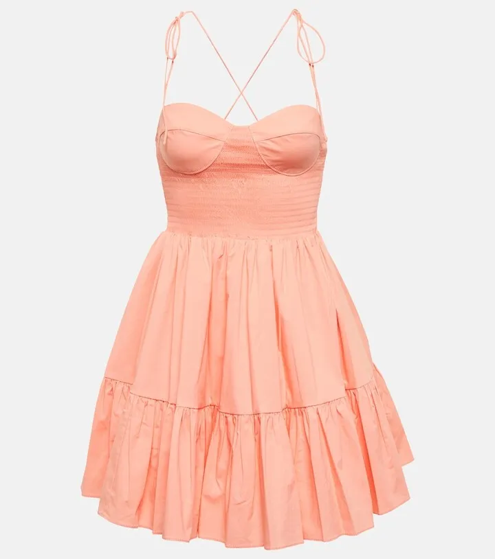 Landry cotton poplin minidress
