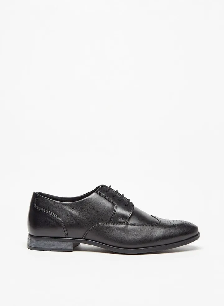 Men Lace Up Derby Shoes