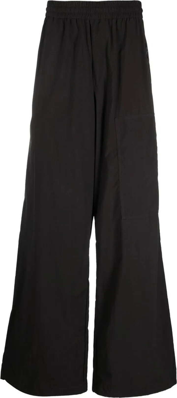 Logo Patch Wide-Leg Trousers