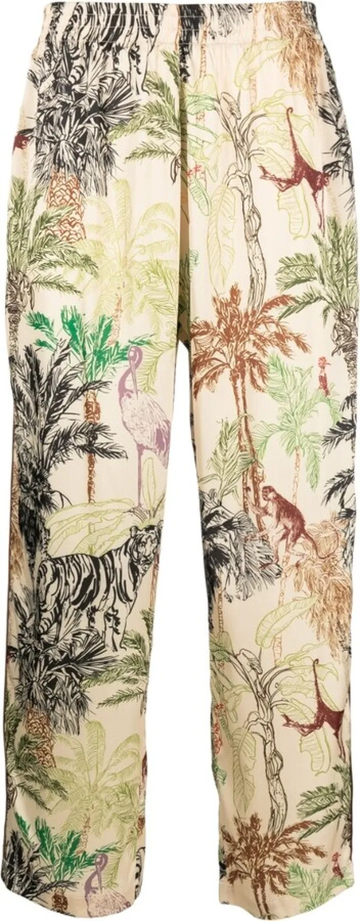 IH NOM UH NIT- Jungle Print Wide Leg Trousers
