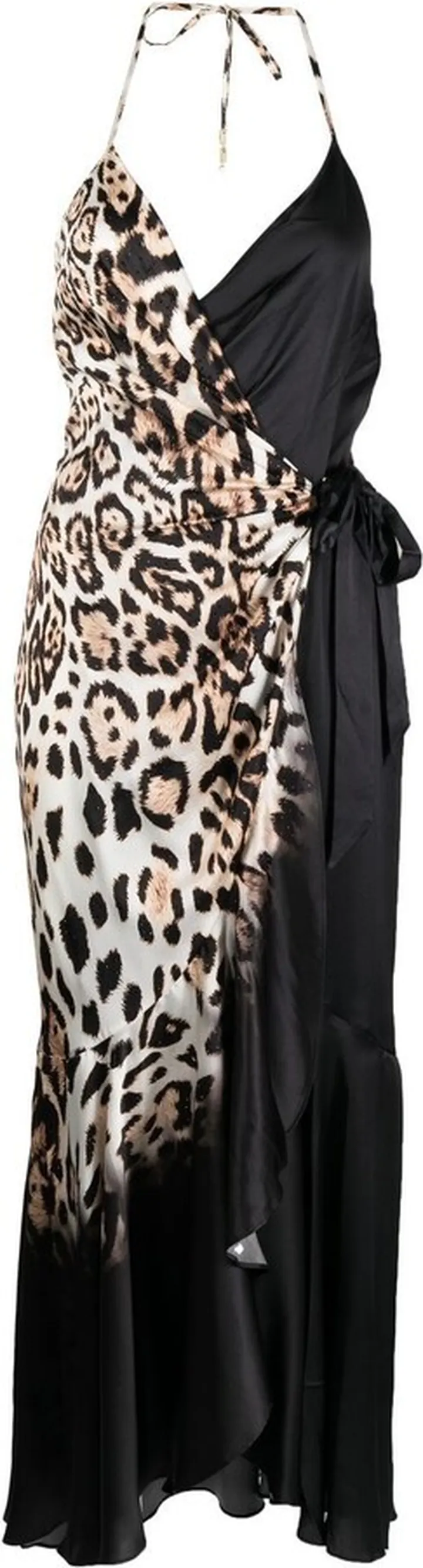 Cool For Cats wrap silk dress