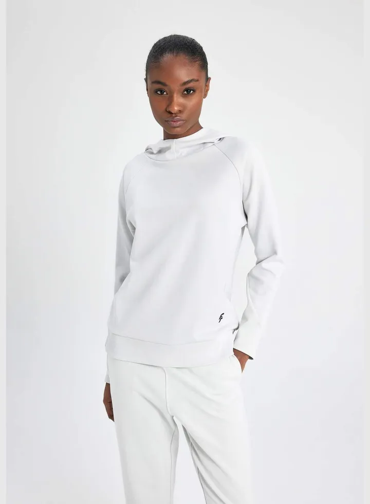 Woman Sweatshirt Hooded Long Sleeve