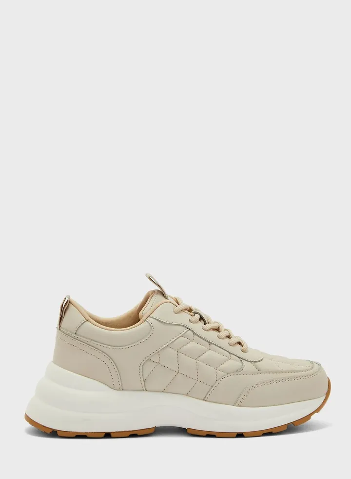 Lace Up Low Top Sneakers
