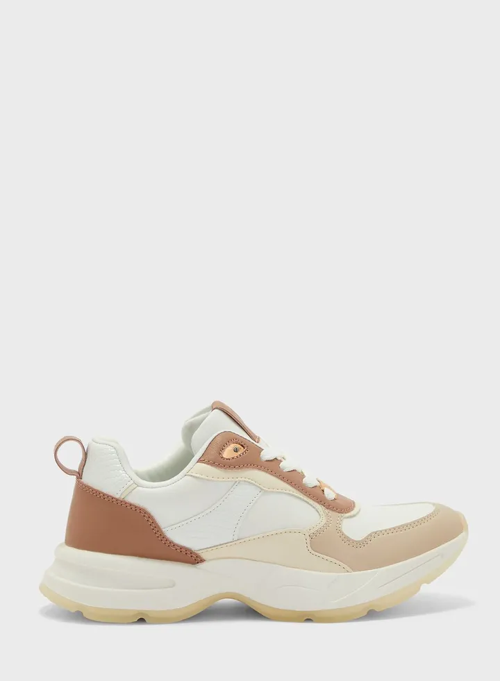 Lace Up Low Top Sneakers