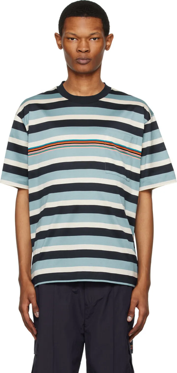 Pop Trading Company Blue Paul Smith Edition T-Shirt