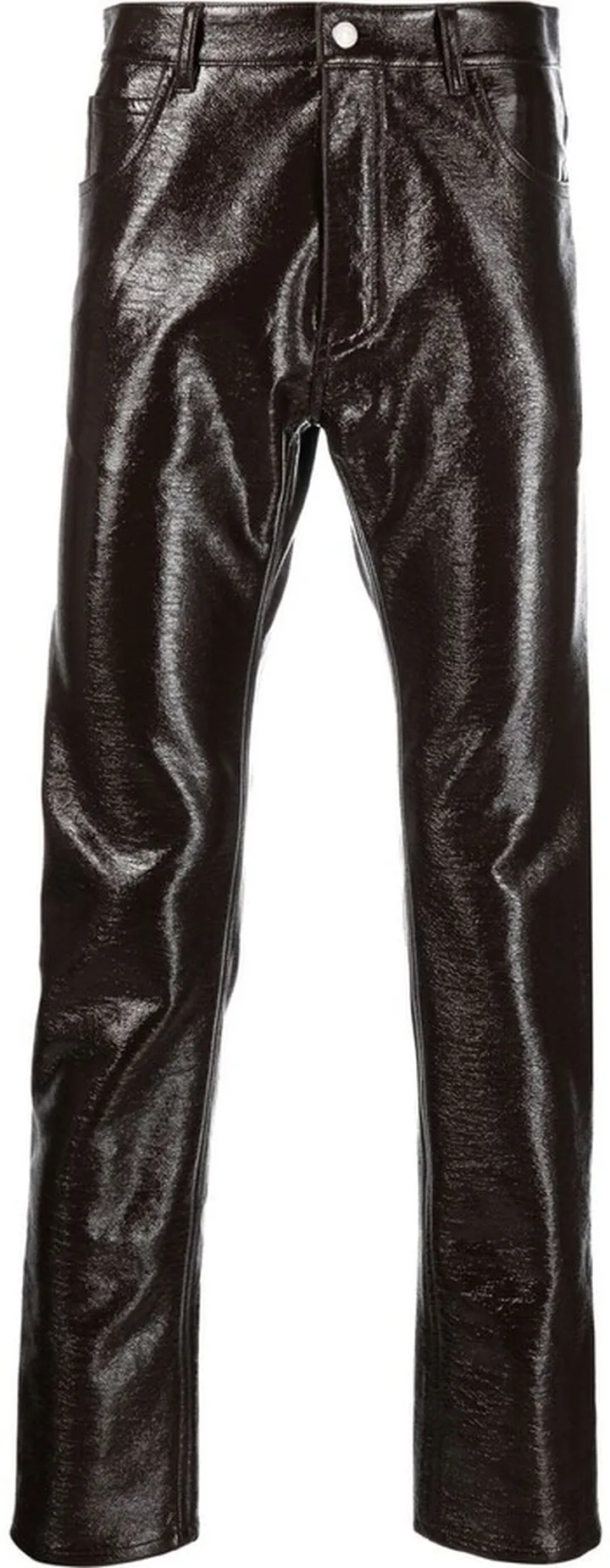 High-Shine Skinny Trousers