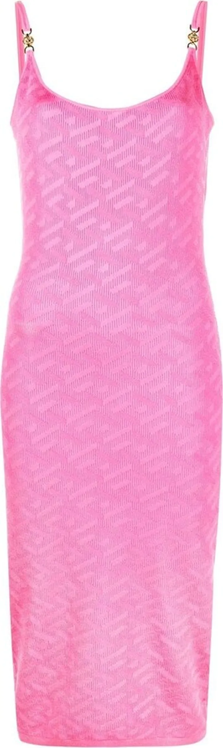 La Greca jacquard pencil dress