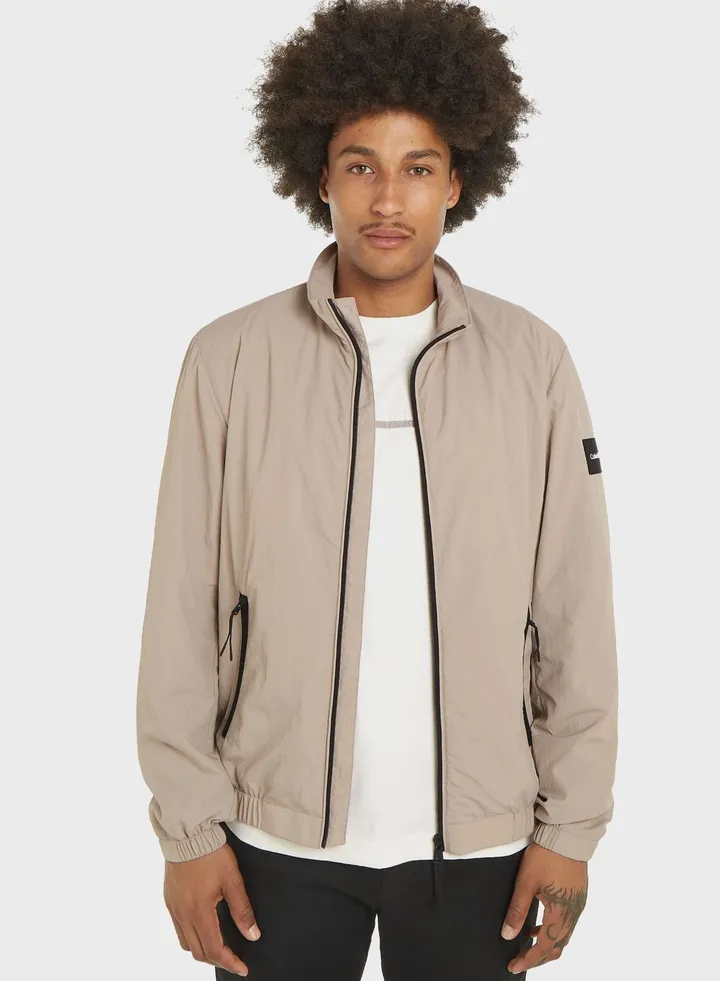Recycled Crinkle Nylon Blouson