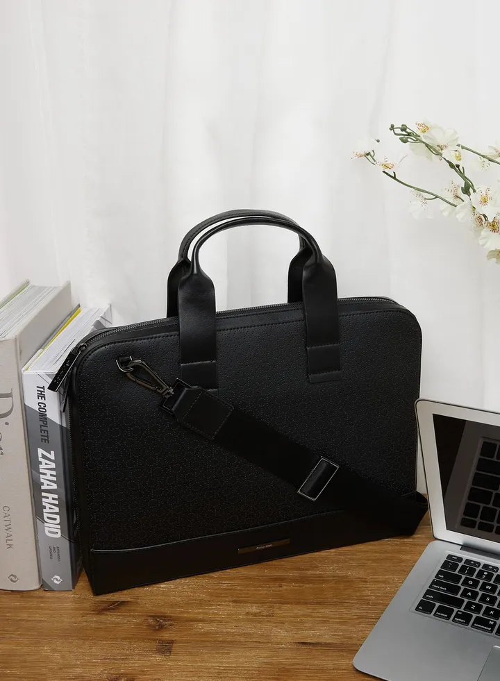Modern Bar Slim Laptop Bag Mono